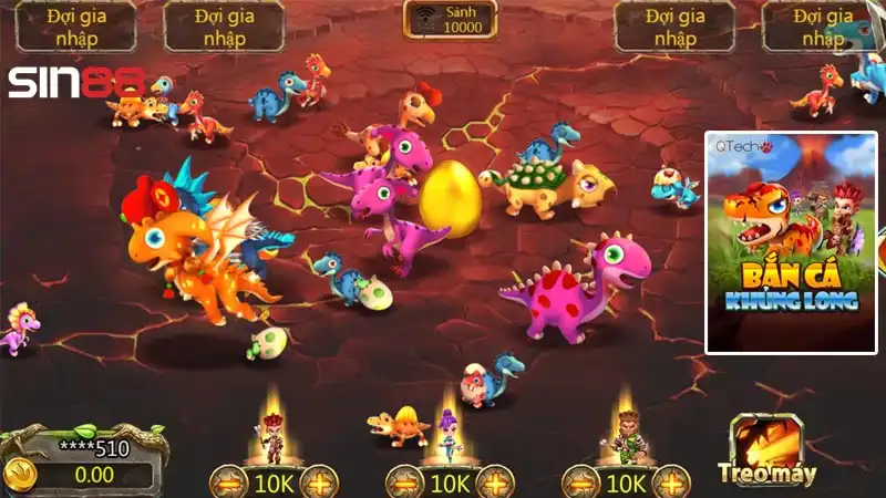 Bắn cá khủng long có lối chơi độc đáo